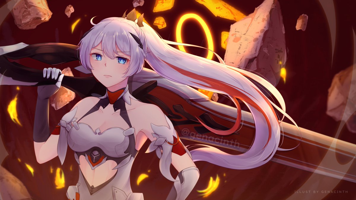 genacinth's tweet photo. The flames reveal the unknown. 🔥

Herrscher of Flamescion Kiana commissioned by @ArnoldJrDC 🫶

#kianakaslana #HonkaiImpact3rd https://t.co/oAilyNEUhu