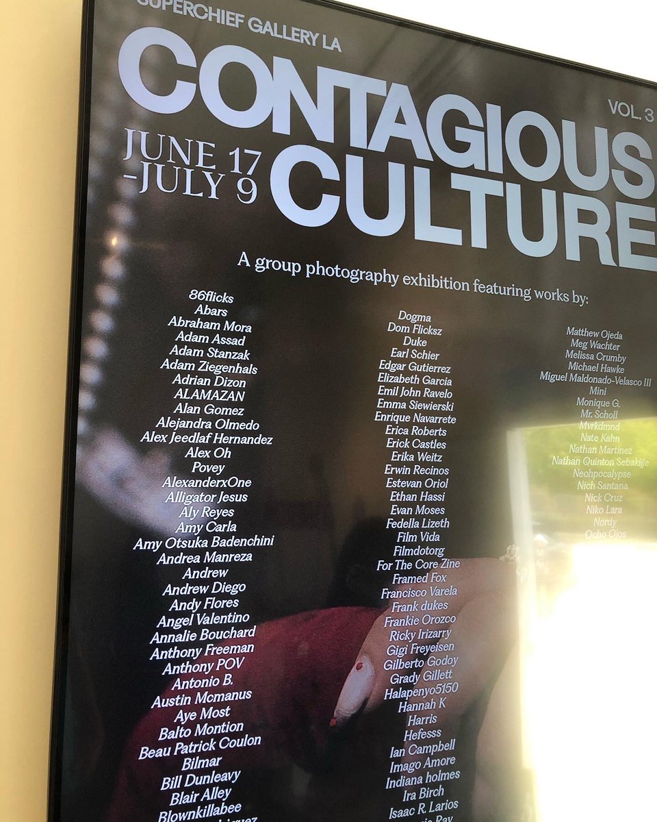 AdamStanzak's tweet photo. Massive milestone participating in @superchiefgalleryla’s “Contagious Culture” Vol. 3 exhibition &amp; book ⚡️ Thank you Bill and everyone that made this happen. Congrats and respect those included, turned out incredible 🏆 https://t.co/XNJ6PJu4Qh