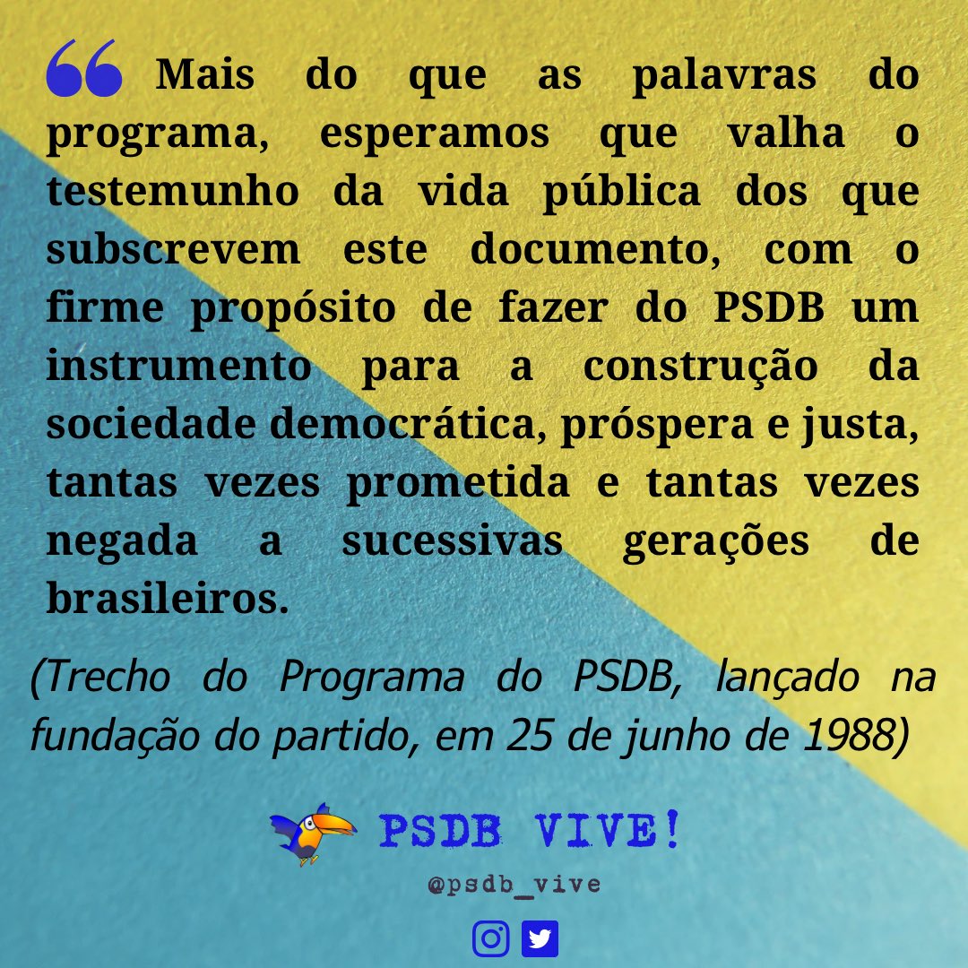 psdb_vive's tweet image. #psdb35anos