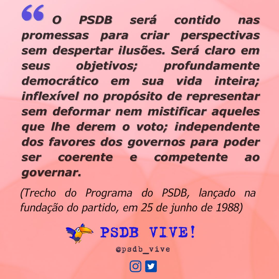 psdb_vive's tweet image. #psdb35anos