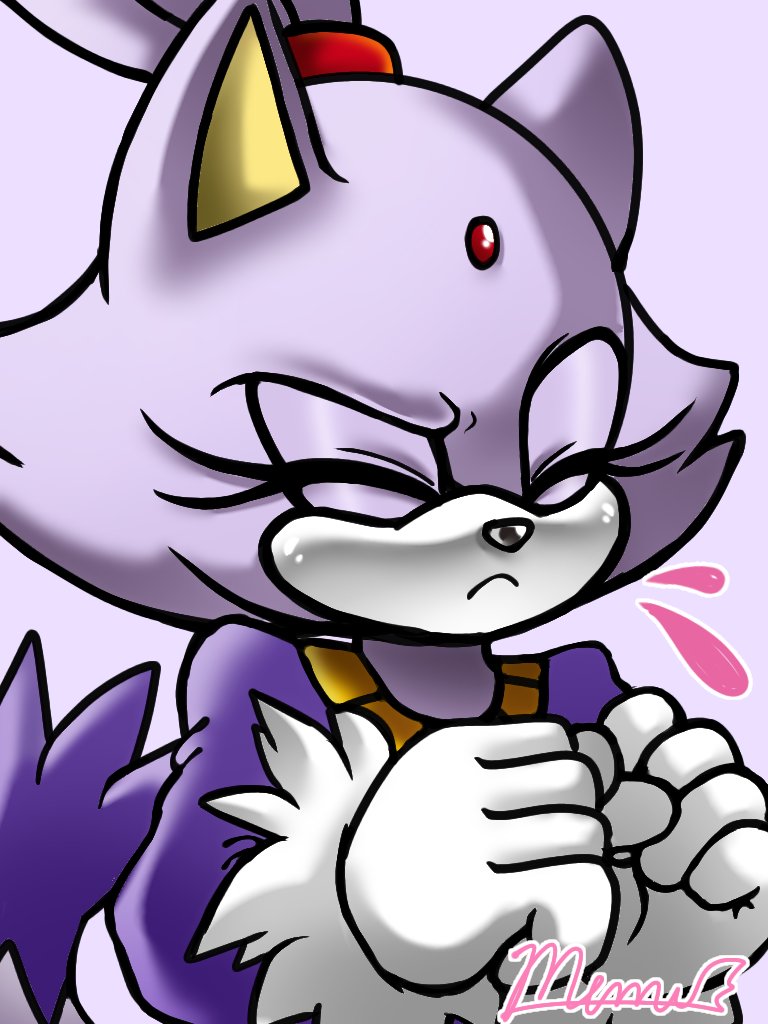 wink…?😆🐈 3/3

#BlazeTheCat  #sonicfanart