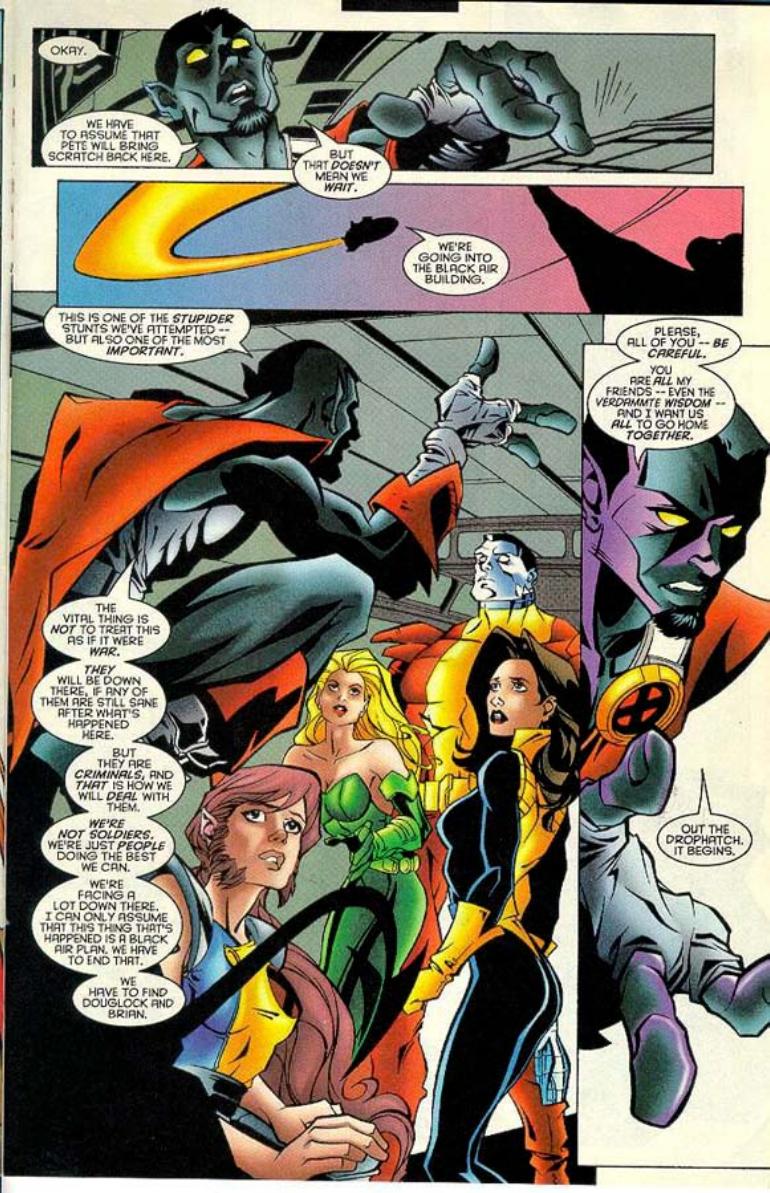 GoshGollyWow's tweet photo. Latest on #Excalbur #100: “A different leader’s speech would be authoritative and tactical. But Kurt’s speech is like, ‘please be nice to everybody and stay safe because I love you.’”-@peppard_anna #XMen

https://t.co/Au7xkblvi6 https://t.co/n57B0X3YYu
