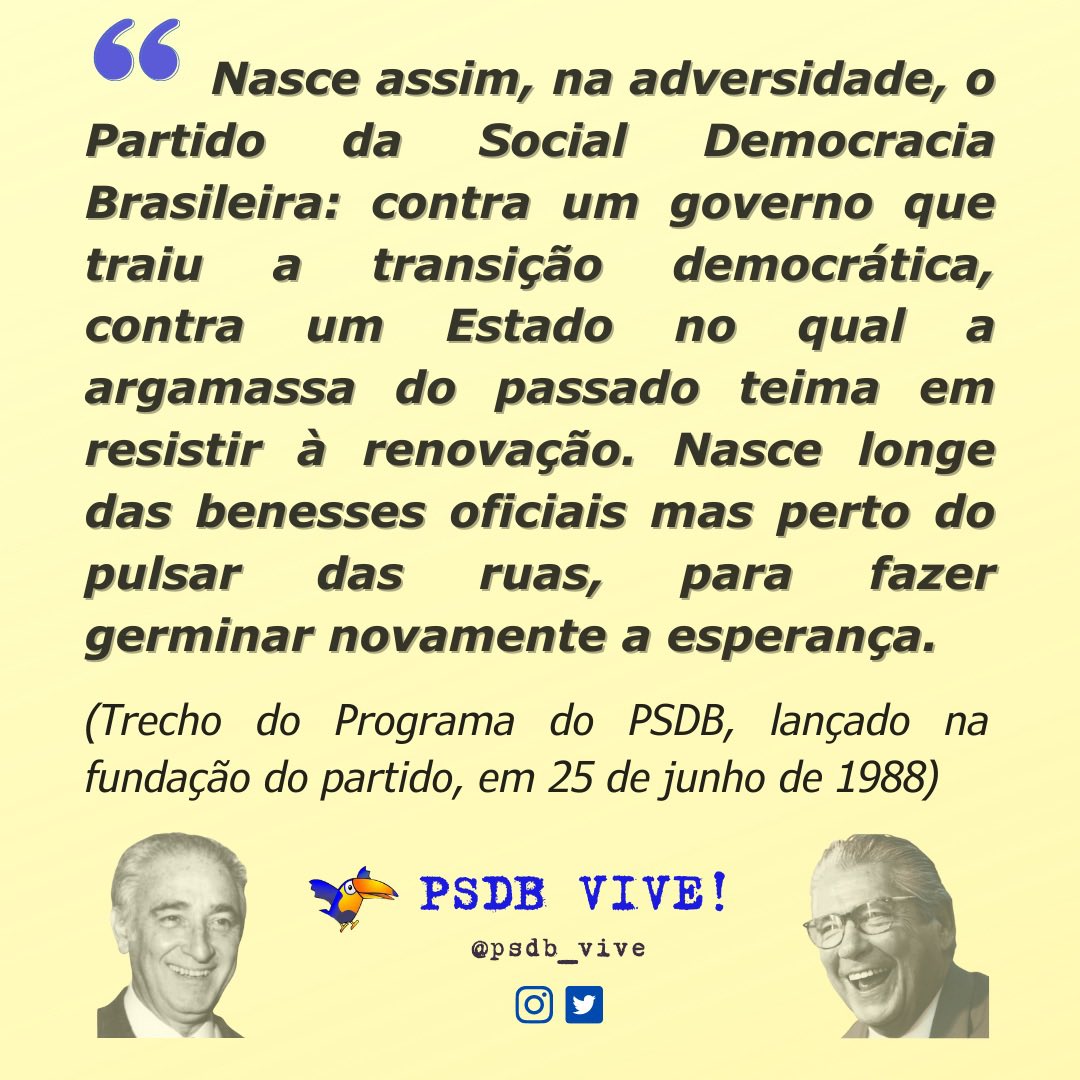 psdb_vive's tweet image. #psdb35anos