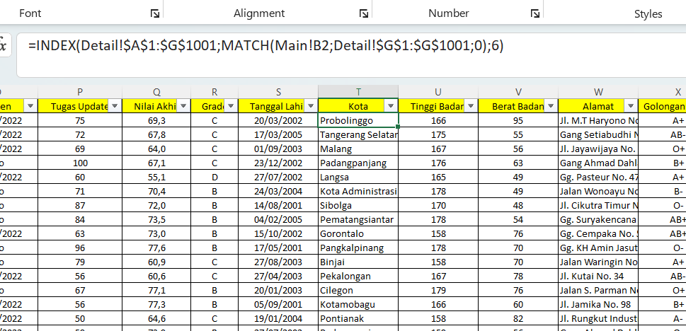 Case 17

Olah Data Excel
INDEX MATCH, Vlookup, IF bertingkat

Chat wa/dm for more info                 
#jokitugaskuliah #jokitugassekolah #Excel #jokitugas #olahdata #olahdataexcel