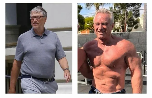 WallStreetMav's tweet photo. 67 year-old Bill Gates is a "health expert" 69 year old RFK is a "science denier". https://t.co/gvBd8lfF23