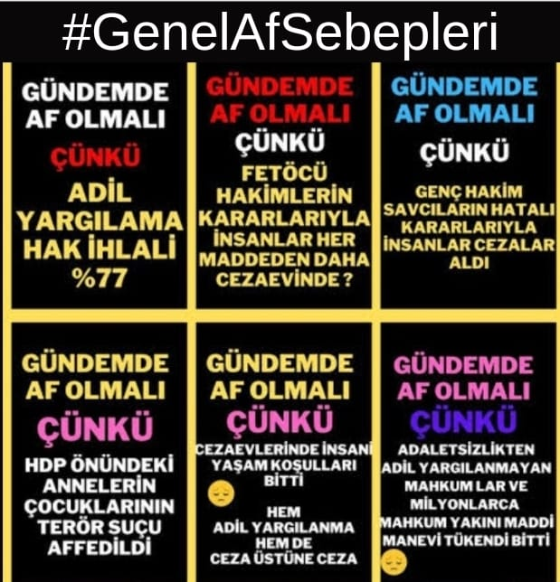 AF İSTİYORUZ