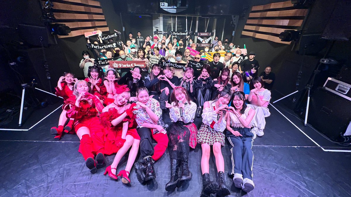 FariaClown's tweet photo. 「- Final aria -」1部2部📍unravel TOKYOにお越し頂き本当にありがとうございました🌟

最後の主催対バンライブ🔥
皆様のおかげで最高に素敵な日になりました✨

私達のために今日出演してくださった全グループさんに本当に感謝の気持ち感謝でいっぱいです🍀✨
ありがとうございました🙇‍♀️

#FariaClown https://t.co/C7E6Z4qqaa