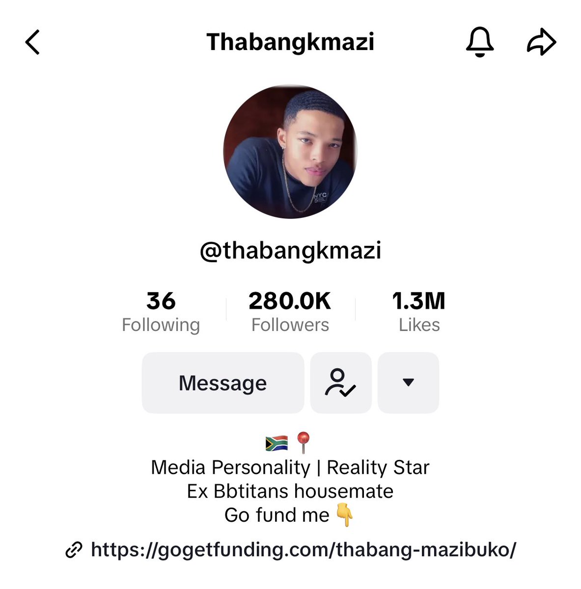 Thabang has surpassed 280K followers on Tiktok🔥🎉🎉🎉🎉🎉🎉

Congratulations #THABANG #ThabangMazibuko