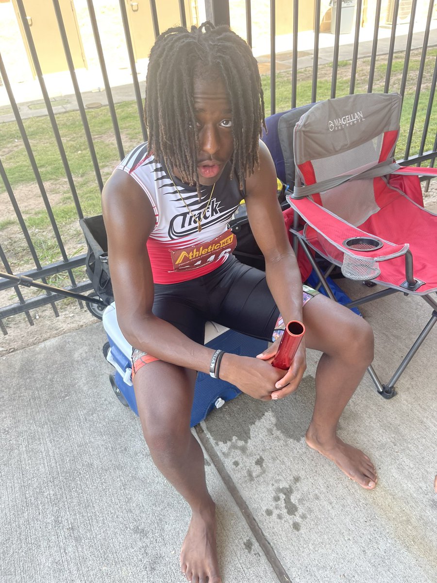 The face you give after running your way to Regionals in triple digits Texas heat in three events. The best is yet to come. Keep pushing son.