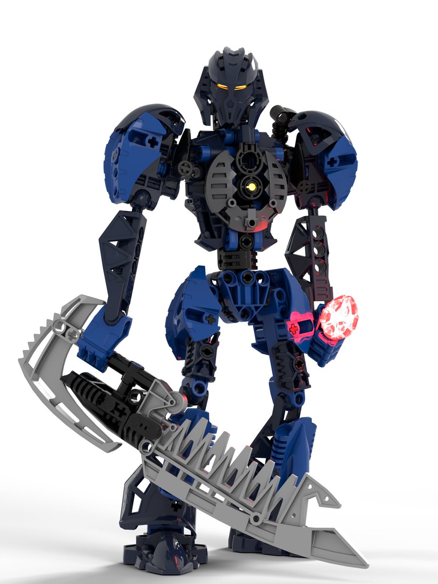 SomeoneKiri's tweet photo. MOC number two, also made in https://t.co/crJLMRJsn8:
Tuyet, the Toa Mangai of Water, with the Nui Stone on hand. https://t.co/b8dSsE8JPl