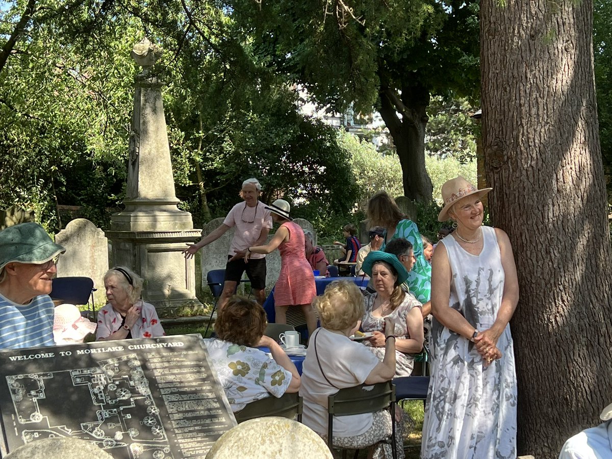 Garden Party in full swing ‘Summertime and the living is easy’.