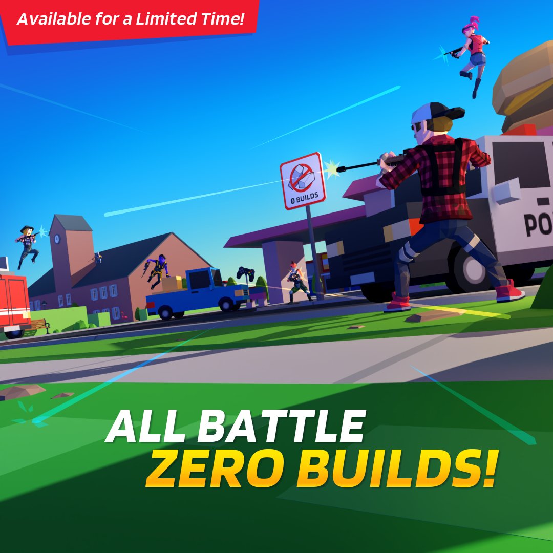 All Battle - ZERO BUILDS! 💥

Check out the limited time Zero Builds mode - available only until July 2nd.