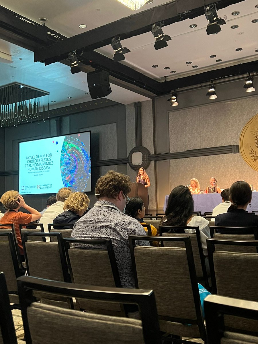 The Gilbertson Lab (@gilbertson_lab) on Twitter photo Matilde Duarte <a href="/matildeaduarte/">Matilde Duarte</a> from <a href="/Gilbertson_Lab/">The Gilbertson Lab</a> presenting her research titled "Novel GEMM for Choroid Plexus Carcinoma mimics human disease " at the 2023 SNO from <a href="/Gilbertson_Lab/">The Gilbertson Lab</a>
#PedsSNOlexuh conference! #SNOPeds
<a href="/CRUK_CI/">CRUK Cambridge Institute</a>
<a href="/NeuroOnc/">SNO</a>
#PedsSNO Matilde Duarte <a href="/matildeaduarte/">Matilde Duarte</a> from <a href="/Gilbertson_Lab/">The Gilbertson Lab</a> presenting her research titled "Novel GEMM for Choroid Plexus Carcinoma mimics human disease " at the 2023 SNO from <a href="/Gilbertson_Lab/">The Gilbertson Lab</a>
#PedsSNOlexuh conference! #SNOPeds
<a href="/CRUK_CI/">CRUK Cambridge Institute</a>
<a href="/NeuroOnc/">SNO</a>
#PedsSNO