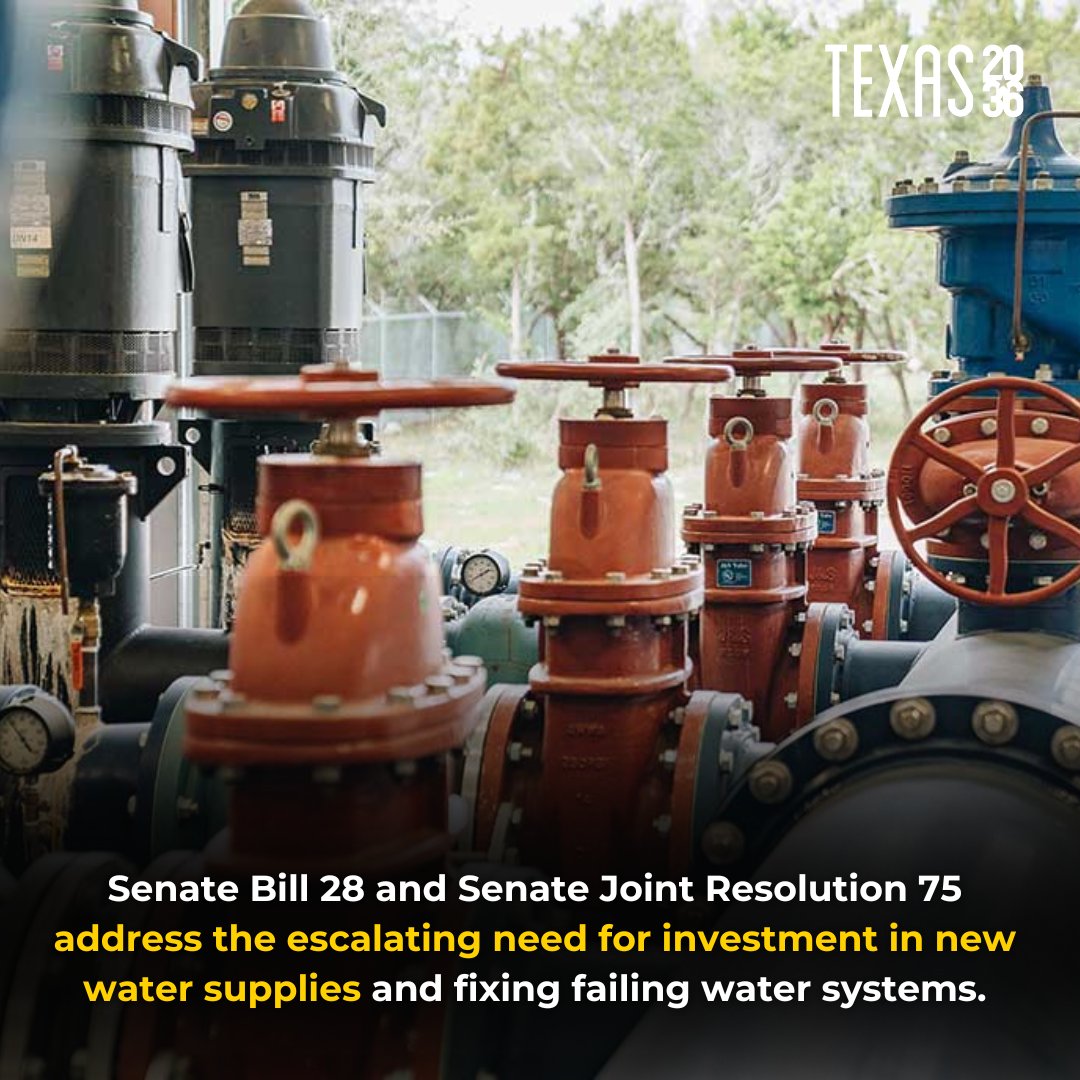 Texas2036's tweet photo. Did you know? Texas 2036 strongly supported #SB28 and #SJR75 throughout the legislative process. #txwater #txlege

Learn more: https://t.co/700WYBB9tS https://t.co/AjX8jTmq1n