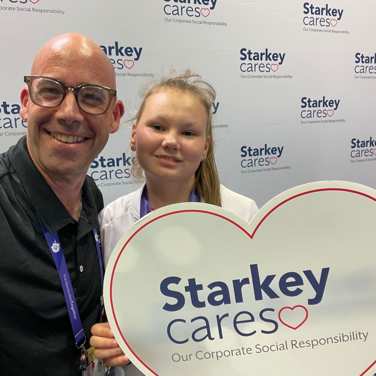 starkeyhearing's tweet image. Over 2,200 athletes have had their hearing screened, and over 250 (and counting) have been fit with hearing technology at @SOWG_Berlin2023. Thanks to the #StarkeyCares volunteers who created hearing smiles throughout this event. 

@SpecialOlympics 
#UnbeatableTogether #Berlin2023