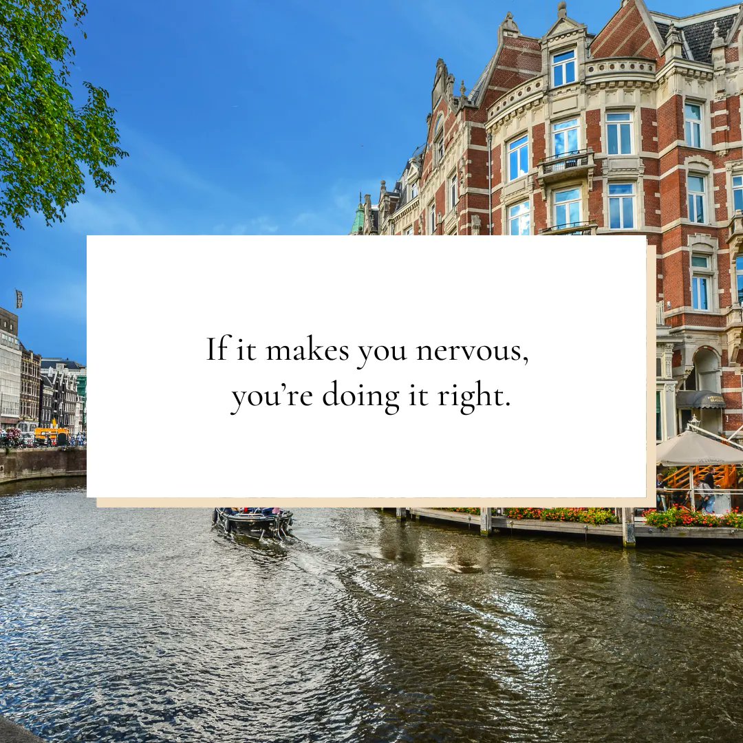 Life's greatest adventures often lie just beyond the edge of our comfort zones. When you feel those butterflies in your stomach, remember that it's a sign that you're on the right track. Growth occurs when we confront our fears and embrace the unknown. #FaceYourFears