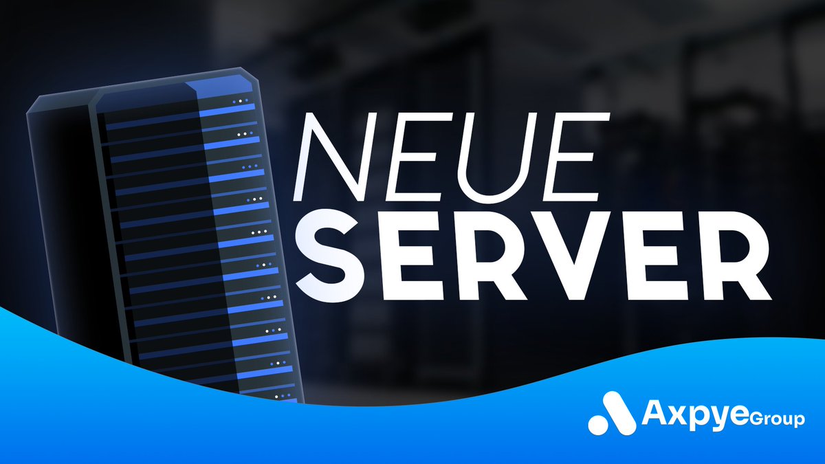 AxpyeStudios's tweet image. 🎉 Neue Server! 🚀💪 Wir freuen uns, bekannt zu geben, dass wir unsere Server verbessert haben, um dir ein noch besseres Nutzererlebnis zu bieten. Schneller, stabiler und leistungsfähiger! Viel Spaß beim Surfen auf unserer Webseite! 😊 #ServerUpgrade #Verbesserungen