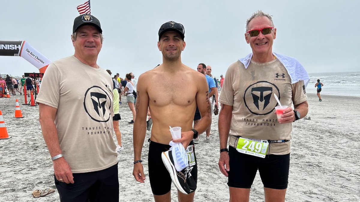 The 10th year for the Islandman Triathlon is absolutely something to flex about. 💪

Yesterday in Avalon, NJ, 40 participants embodied TMF's motto to 'honor the fallen by challenging the living,' raising awareness & over $88,000 for TMF. #IfNotMeThenWho #Triathlon #HonorOurHeroes