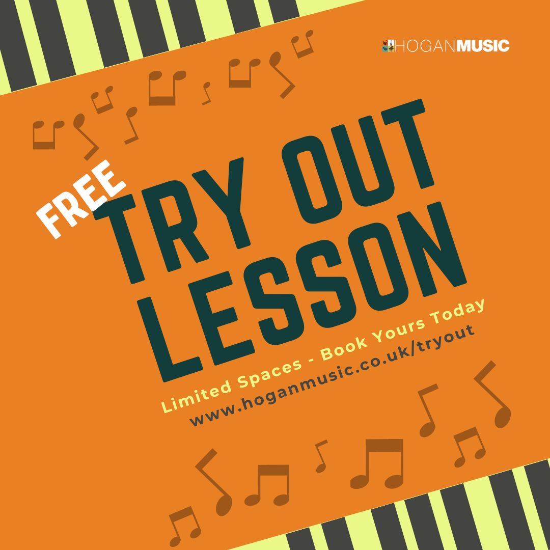 🎶🎵 Calling all music lovers! 🥁🎷🎺🎸🎹
Introducing our FREE try-out music lessons! 🙌🏼
Join us for a free lesson where you can learn with our pro musicians. 🤗 Perfect for beginners &amp; advanced musicians alike! 🎶 Don't miss out, sign up now!👇 hoganmusic.co.uk/tryout