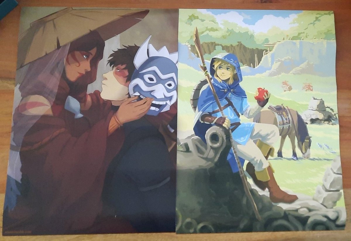 Next up these two beautiful art pieces of botw link and this. awesome. as. hell. zutara piece made by honnibri.nl (Guess this is me coming out as a major zutara fanboy. Always was and always will be)