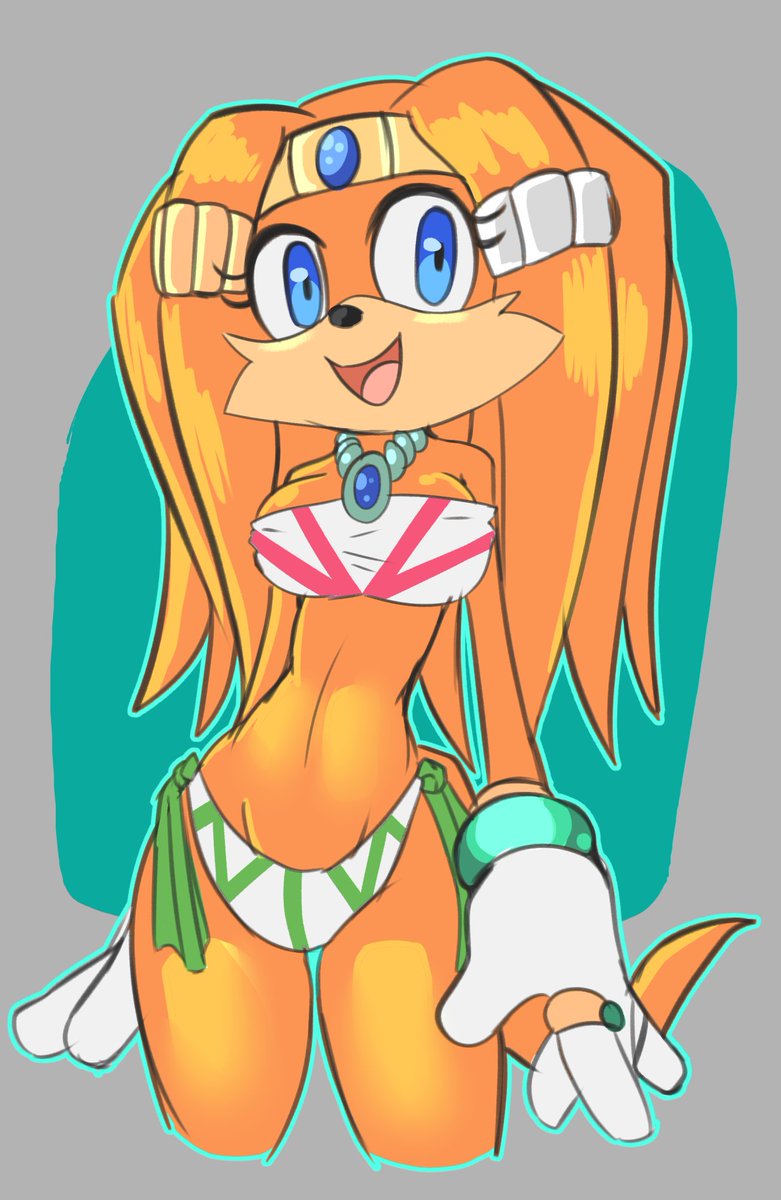 Some Tikal out and about in her swimsuit