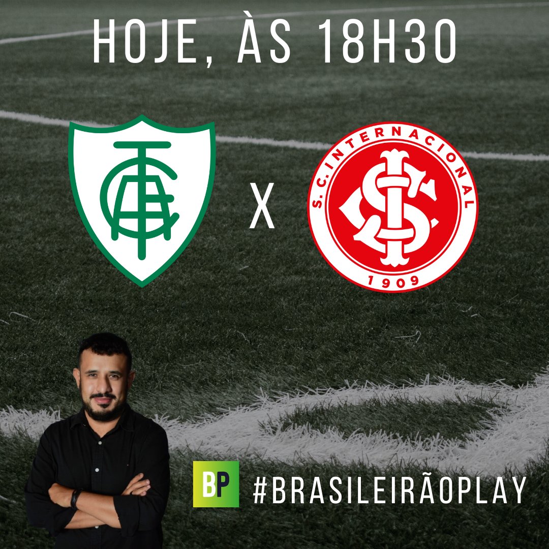 elciomendonca's tweet image. Depois de um confronto que pegou fogo na Copa do Brasil, @America_MG e @SCInternacional medem forças pelo @Brasileirao.

Estou nessa às 18h30, ao lado do grande @RaonyPacheco, pelo @BrasileiraoPlay e @Fanatiztv, transmissão oficial para mais de 100 países pelo mundo.

#AMExINT