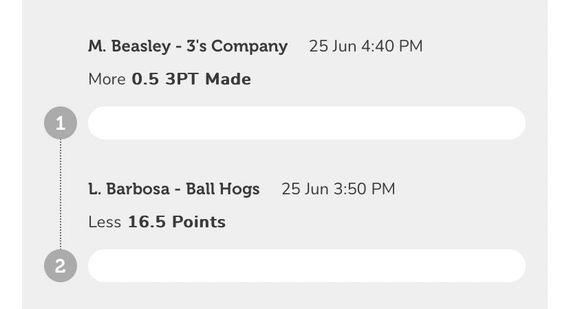 THE BIG 3️⃣🏀 2 man power on @parlay_play 
-
Michael Beasley OVER 0.5 3PM
Leandro Barbosa LESS 16.5 PTS
-
Like if tailing retweet for goodluck 🍀 let's get paid today
