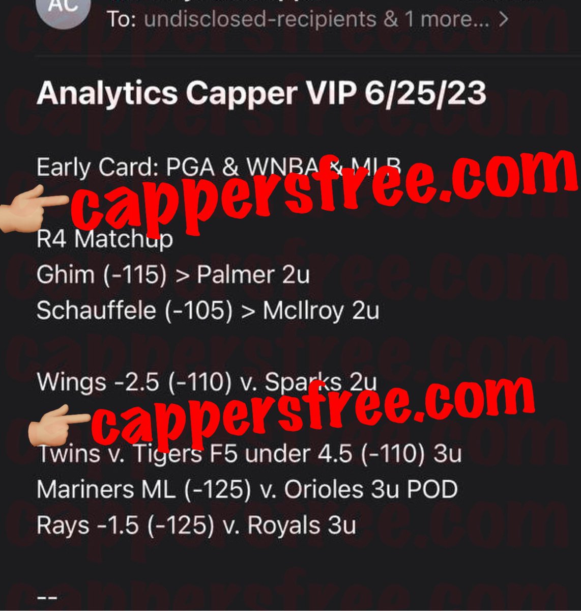 cappersforfree's tweet image. #AnalyticsCapper