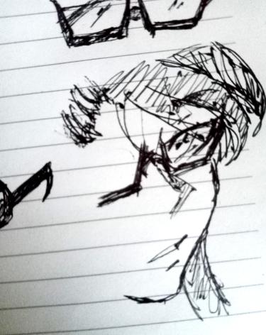 CrowTreby's tweet photo. Wow, I clean up and found this old notebook lmao. (Jezus sharp eyes Claude?? T-This kinda hits differently...) https://t.co/dtPNC8EYAt