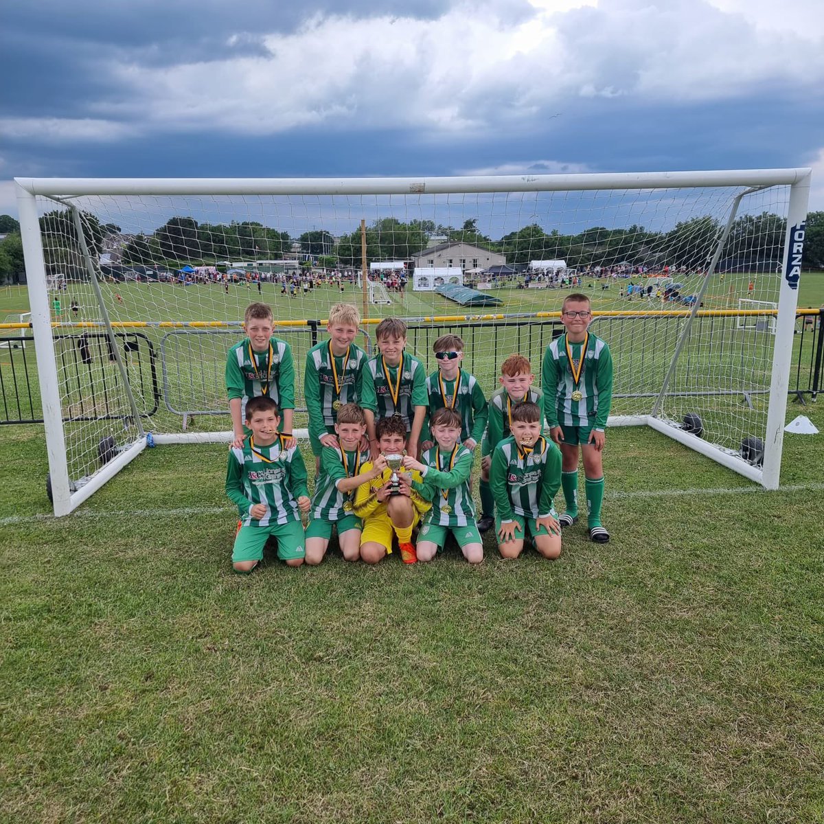 HFCJuniors's tweet photo. Y tîm dan12 wedi llwyddo i ennill heddiw🏆Pencampwyr y ‘Conference Cup’ yn nhwrnamaint Mynydd Isa👏Our u12s were crowned championes at the final of the conference cup at Mynydd Isa Tournament today👏Da iawn hogiau🌟🌟⚽️⚽️ https://t.co/OAoD418sjS