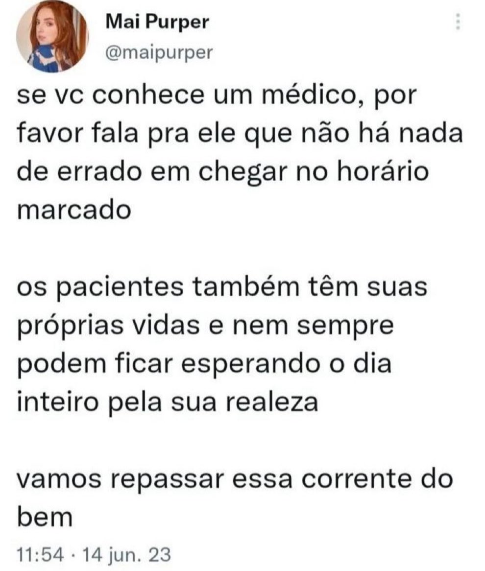 Com todo respeito a profissão de médico, ninguém gosta de esperar atendimento. 

Qual o tempo máximo você já esperou num consultório?