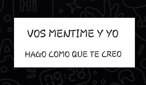 Mi gran poder de pillar cosas cuando me están ocultando o mintiendo