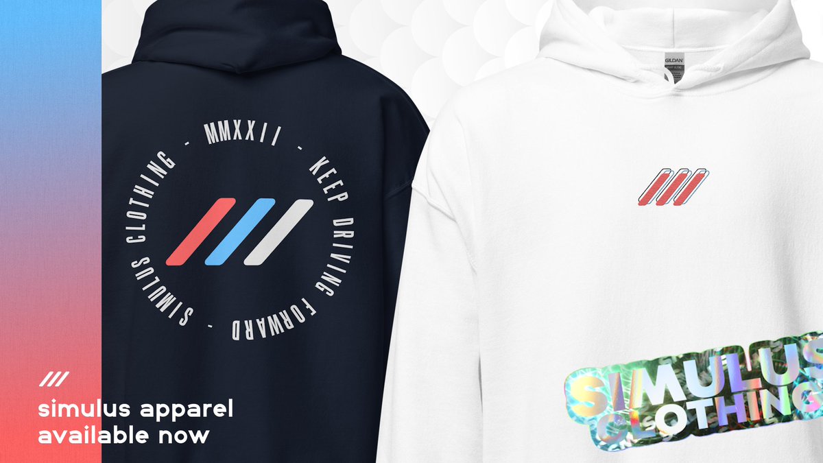 The Simulus Apparel collection is live!

To celebrate our first year, we're launching a range of tees and hoodies featuring our slashes, available now on Simulus Clothing

Regular discount codes still work so don't wait to take advantage of free delivery and support your team!