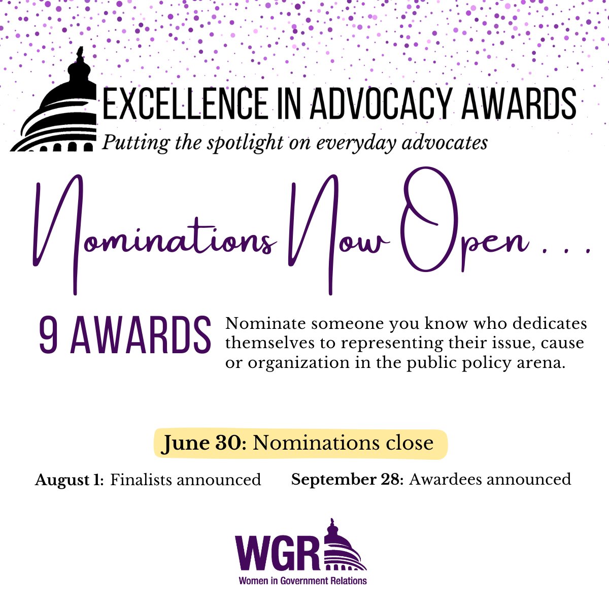 Amanda Karhuse (@akarhuse) on Twitter photo Nominate yourself, a friend or colleague for a <a href="/WGRDC/">Women in Government Relations</a> 2023 Excellence in Advocacy Award! Nominations close June 30. wgr.org/page/Excellenc… #advocacy #womenleaders Nominate yourself, a friend or colleague for a <a href="/WGRDC/">Women in Government Relations</a> 2023 Excellence in Advocacy Award! Nominations close June 30. wgr.org/page/Excellenc… #advocacy #womenleaders