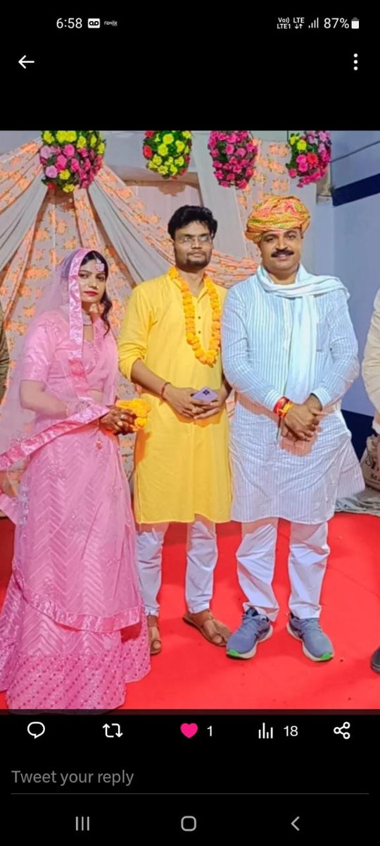 zee_sanjay's tweet photo. Heartly Thank You Rajasthan Minister Tikaram Jully For Coming In My  Ring Ceremony. Your Presense Made My Program Memorable. Thank You For Your Great Wishes.
@TikaRamJullyINC #Ringcermony https://t.co/9SvPAODMsh
