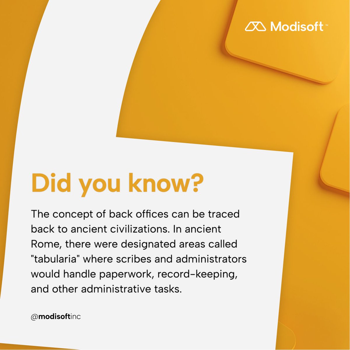 modisoftinc's tweet photo. Let’s take a moment to appreciate our ancient administrative ancestors. Cheers to the OG back-office heroes.
.
.
.
#backoffice #technology #tech #BusinessGrowth #backofficesupport #operations #businessprocesses #totalbackoffice #backoffice #convenience #conveniencestore https://t.co/e4uGiH5gQd