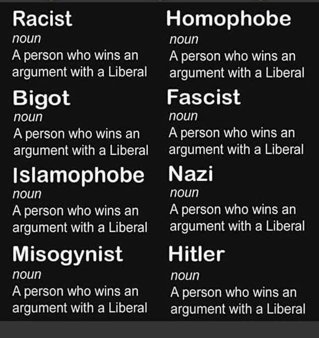 cathyyoung421's tweet photo. Liberals response when faced with truth. https://t.co/6SX1se16Y6