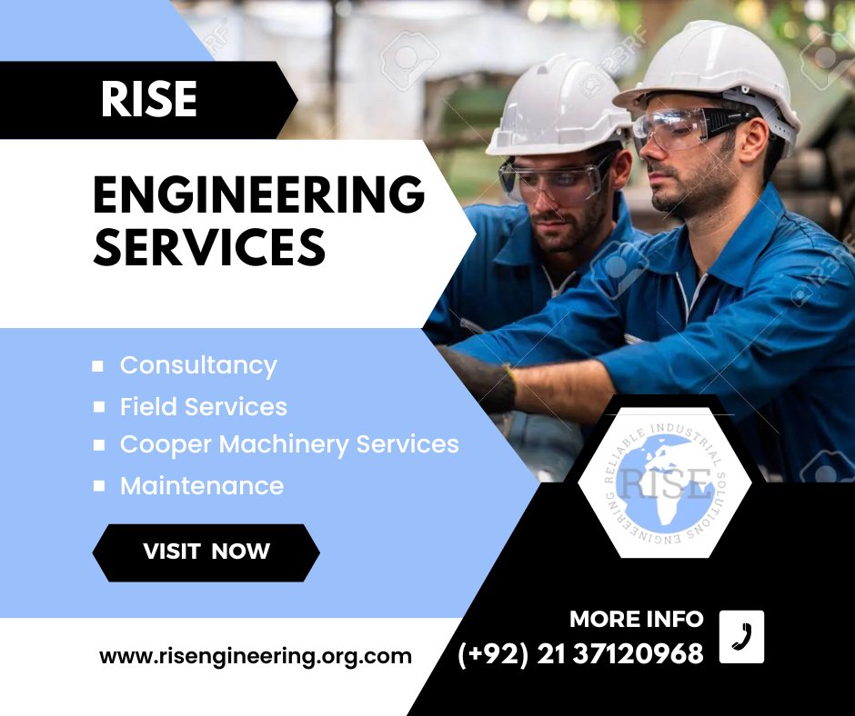 'Unlocking Industrial Potential with RISE. Choose our trusted company for all your industrial needs. 
#RISE #EngineeringServices #IndustrialSolutions #ReliablePartners'