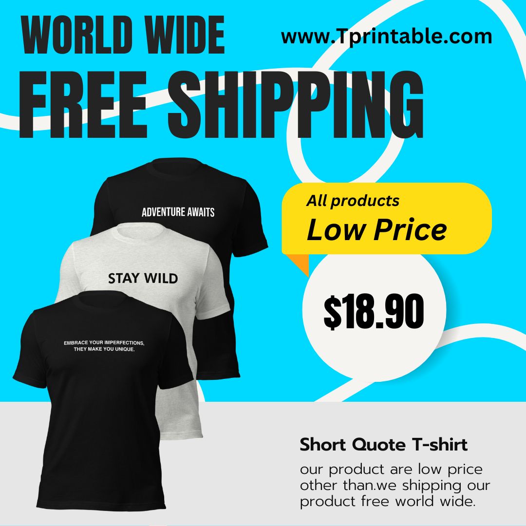 Short quotes t-shirt now available tprintable.com enjoy free worldwide shipping for all oders.#tshirtdesign #tshirts #promotion #giveaway #giveaways #shirt #shirts #cottontshirt #shirtdesign #quotetee #quotes #quote #shortlovequotes #shortquotes #sayining #trending