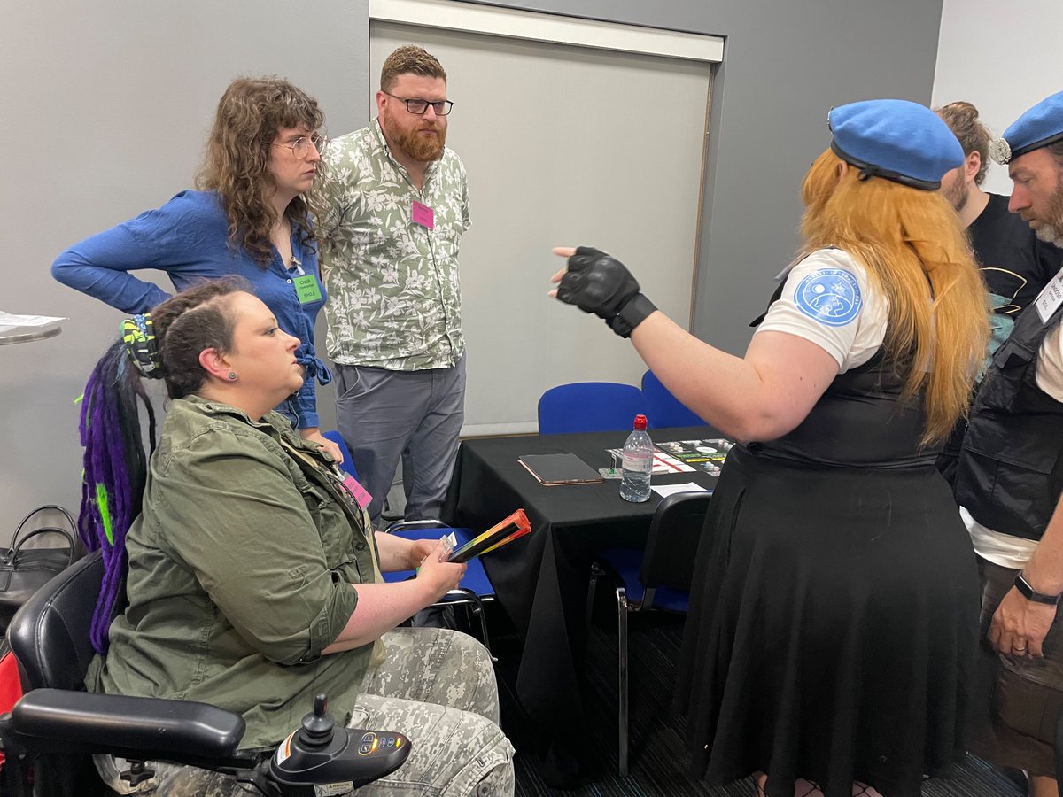 EMMegagames's tweet photo. That was a wild game yesterday, thank you to all who attended for EVENT HORIZON in Nottingham. 

We had double-crossing, void terrors, and plenty of looting of the haunted spaceship 🚀 👻 

#megagame https://t.co/svChSWAC7f