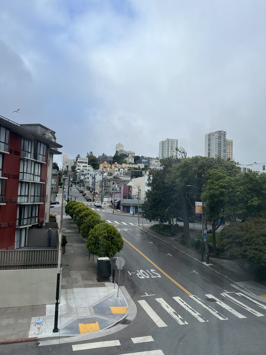 Morning view… #RussianHill #FishermansWharf