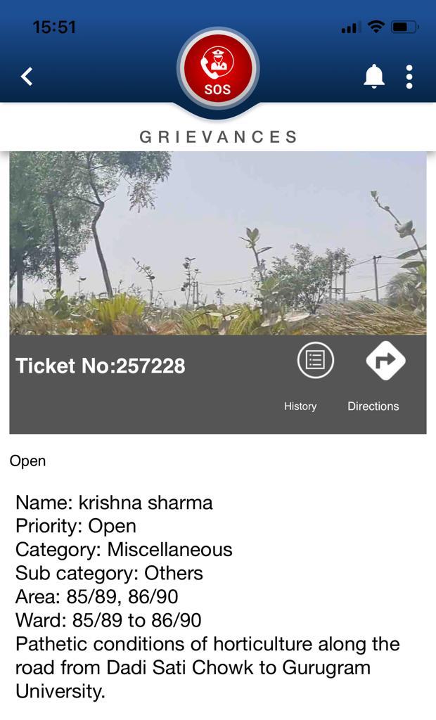 your_vivs's tweet photo. @OfficialGMDA @cmohry @CPCB_OFFICIAL @CAQM_Official Nothing is being done in new sectors 77-95. No action is visible. Nobody even checks ticket raised on app. 
Green belts are encroched  medians are not maintained. GMDA has no presence in this area https://t.co/apHexPpktk