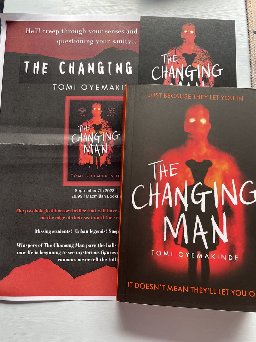 Another chilling #BookMail

#TheChangingMan @oyemakindet_ 

Out 7th September 

😀📚😀

#BookTwitter
#BookBlogger 
@MacmillanKidsUK