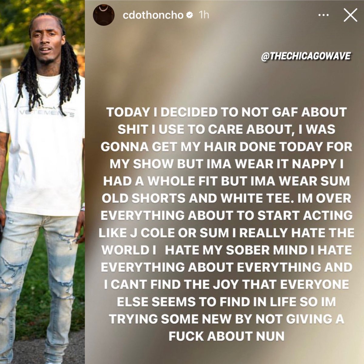 Cdot Honcho speaks on not “giving a f*ck” anymore 🗣️