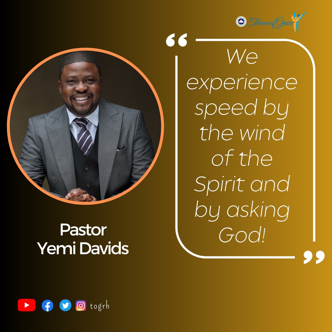 TOGrh's tweet image. Don't move contrary to the direction of the Holy Spirit.
Move with the Spirit - Pastor Yemi Davids.

#speedsecrets #rccg #RichmondHill #togrh #toronto #powertomakewealth