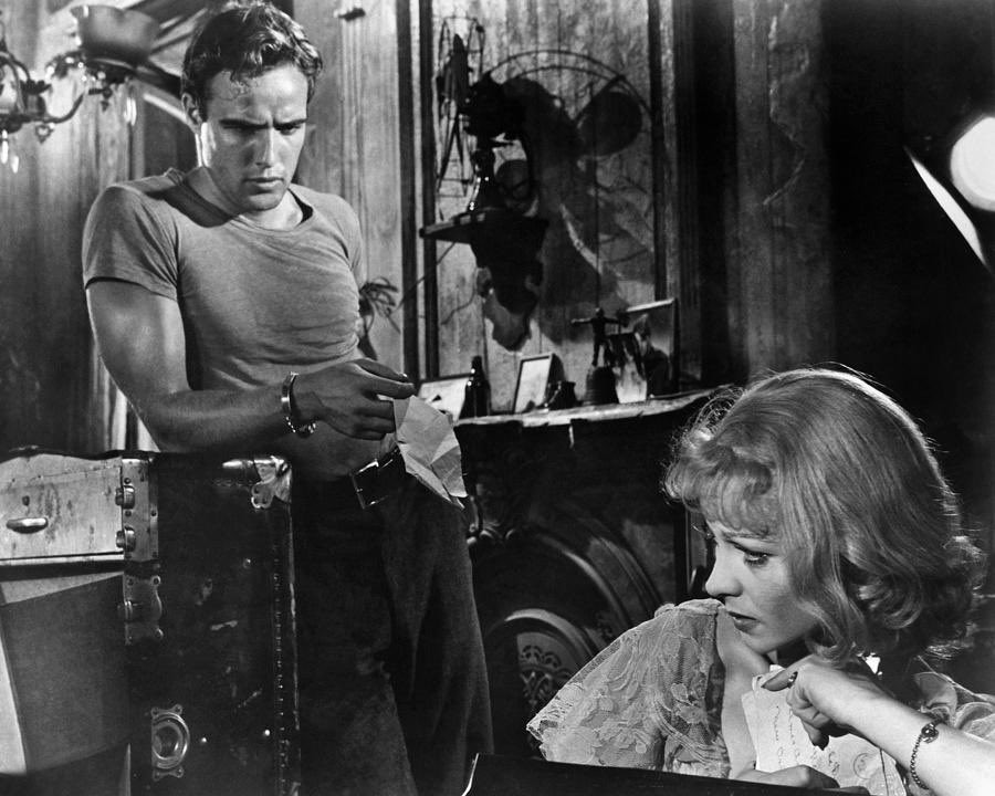 The movie hadn’t been made yet but I’m pretty sure Steve Cochran and the screenwriters had seen “Streetcar” on Broadway #TCMParty #StormWarning #NoirAlley