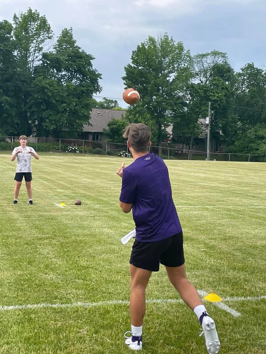 Time to Ride! Today Varsity Passing League starts tonight at Lakeland University. The first game is at 6:00 pm with the second game following at 7:00pm. Wear purple! 

The weather doesn’t look good as storms are supposed to move into the area, so keep a look out for updates.