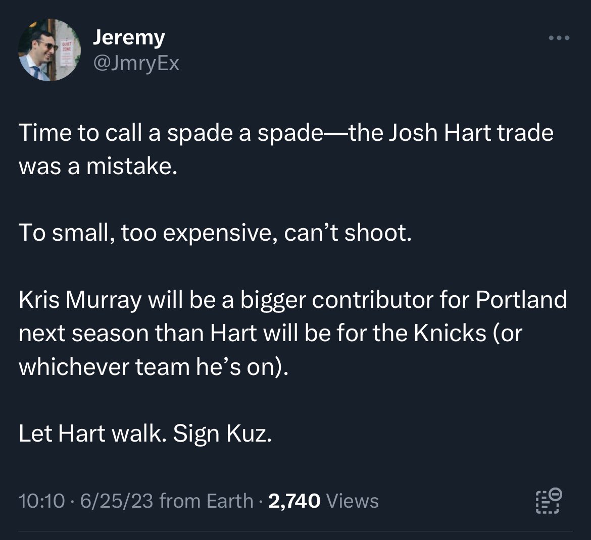 Knicks twitter is brain dead. Like, actual brain worms.