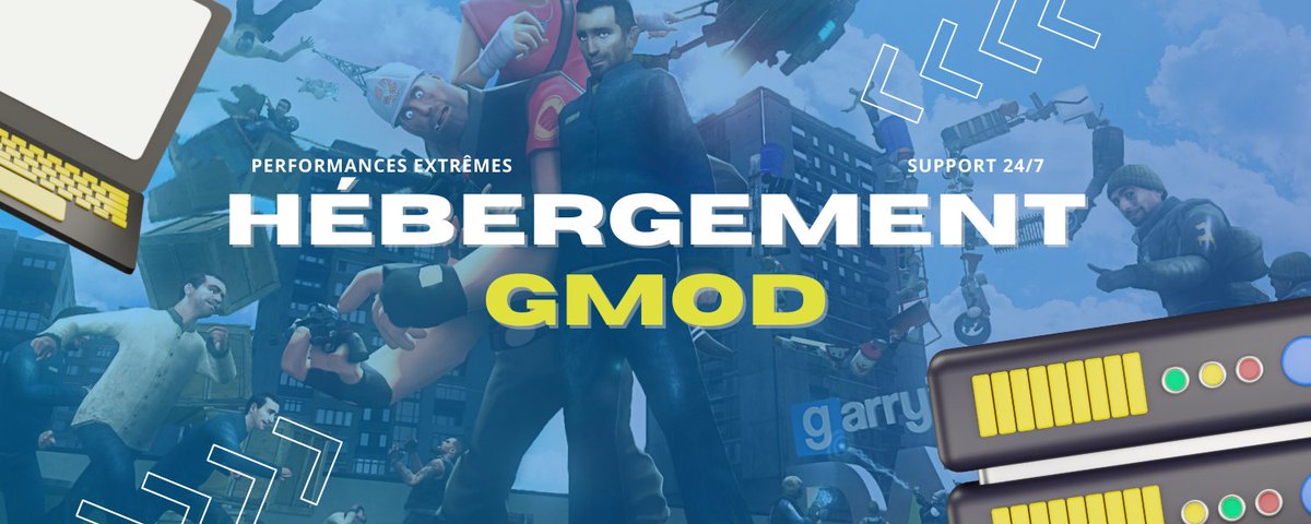 🎮 Besoin d’un #hebergement solide pour votre #serveur Gmod ?

⚡️Performances optimales sur des serveurs haut de gamme et robustes

🛠️Gestion facile de votre serveur #gmod grâce à un panel complet

💰Tarifs abordables et flexibles

Nos offres : hosterfy.com/fr/gmod

#gaming