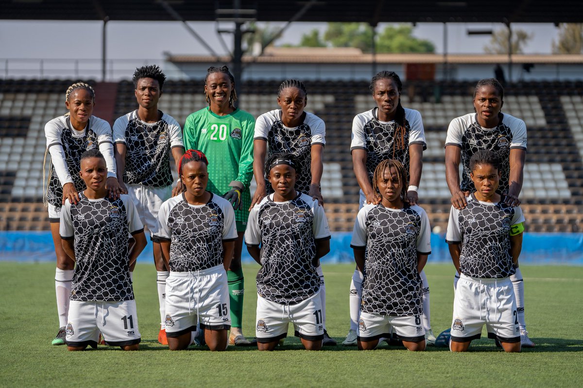 TPMazembe's tweet photo. #LINAFF2023 #CNFD #TPMBweremana
14e édition du Championnat National de Football des Dames - Finale
@TPMazembe vs DC Bweremana : 9-0
74 buts marqués et aucun encaissé sur l'ensemble de la compétition!
Impossible n'est pas Mazembe ⚫️��️
Bravo les filles pour ce 2e trophée national https://t.co/WJ7IbrrHg8